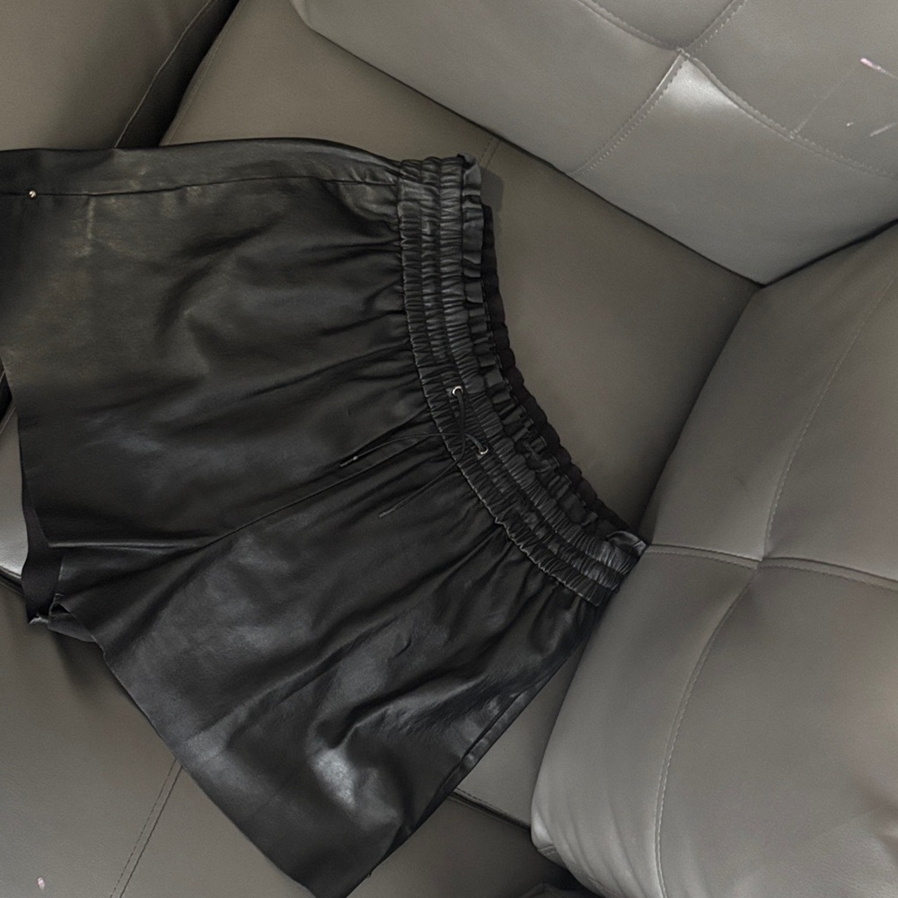 Zara Black High Waist Women's Shorts